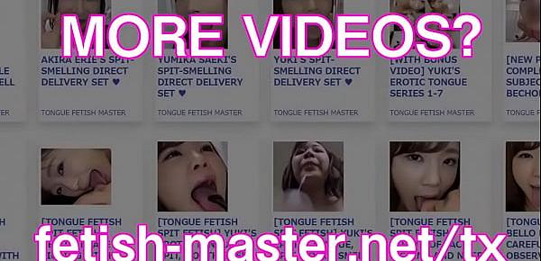 trendsJapanese Asian Tongue Spit Face Nose Licking Sucking Kissing Handjob Fetish - More at fetish-master.net